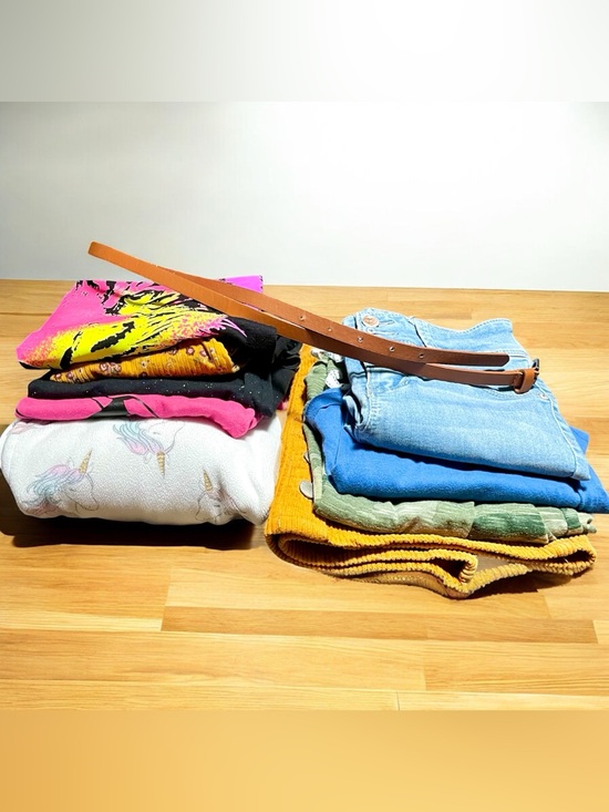 Off Road Vixens Other - 10 piece Girls 7/8 clothing bundle skirt tank tee jeans dress pjs belt